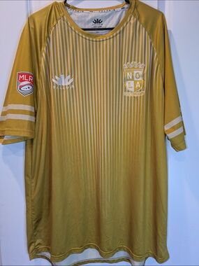 Paladin NOLA Gold Rugby Jersey 3XL Yellow MLR Official Team Shirt Mens